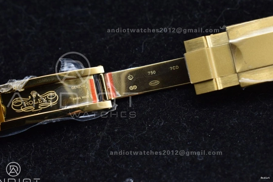 Edition on Bracelet YG YG Dial A7750 Daytona Black ADGF Best YG 0215